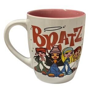 Bratz Angel Graphic Coffee Mug Pink Interior Y2K Collectible Cup